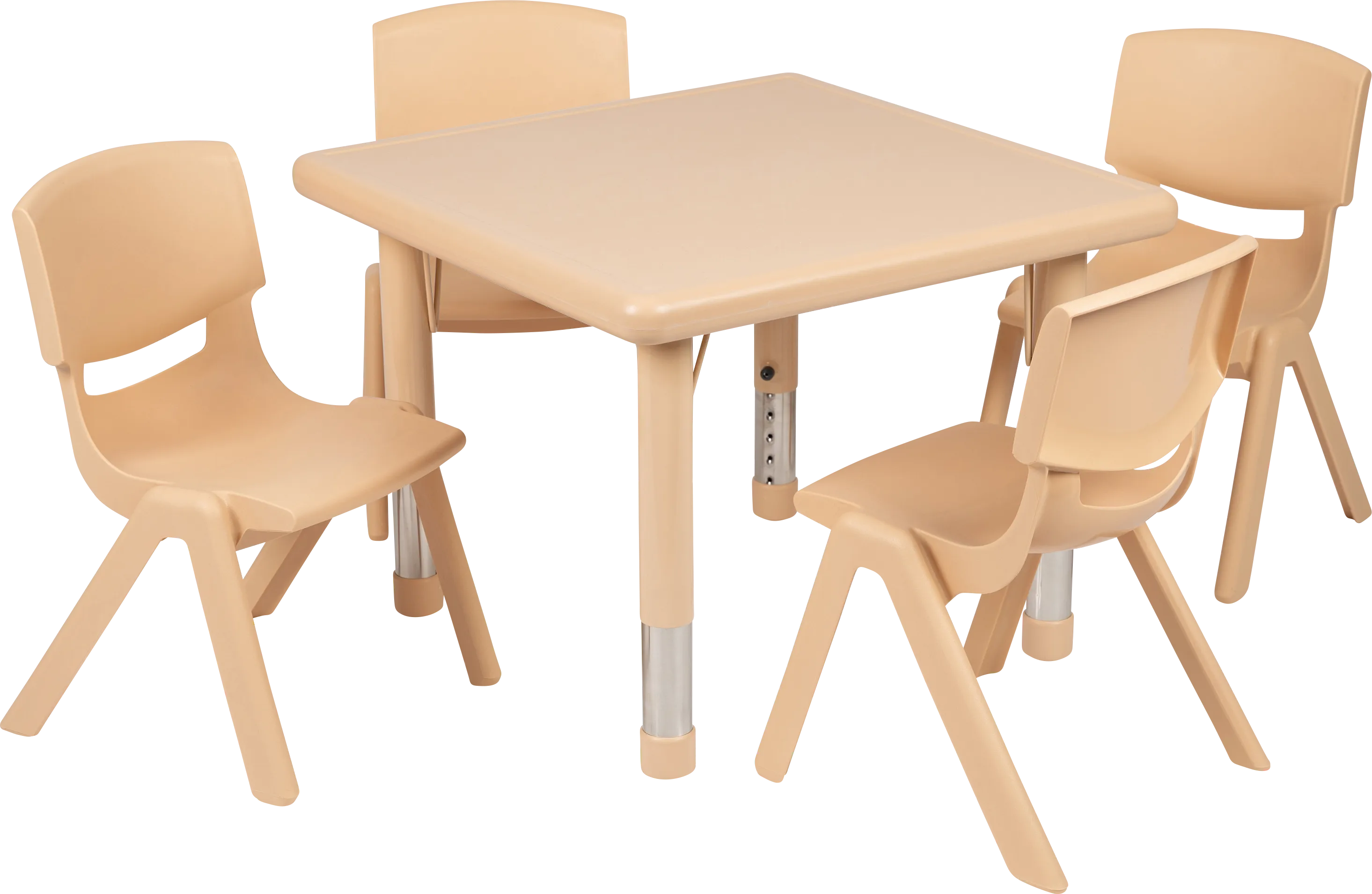 Kids Crayo Natural Toddler Table Set - Thumbnail - Image 1