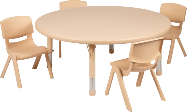 Kids Lugi Natural Toddler Table Set