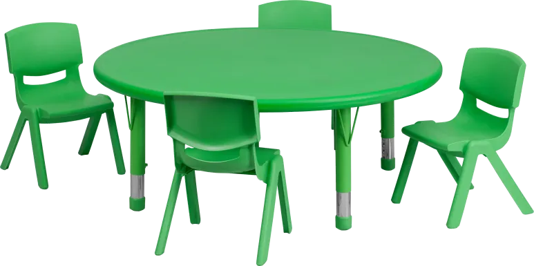 Kids Lugi Green Toddler Table Set