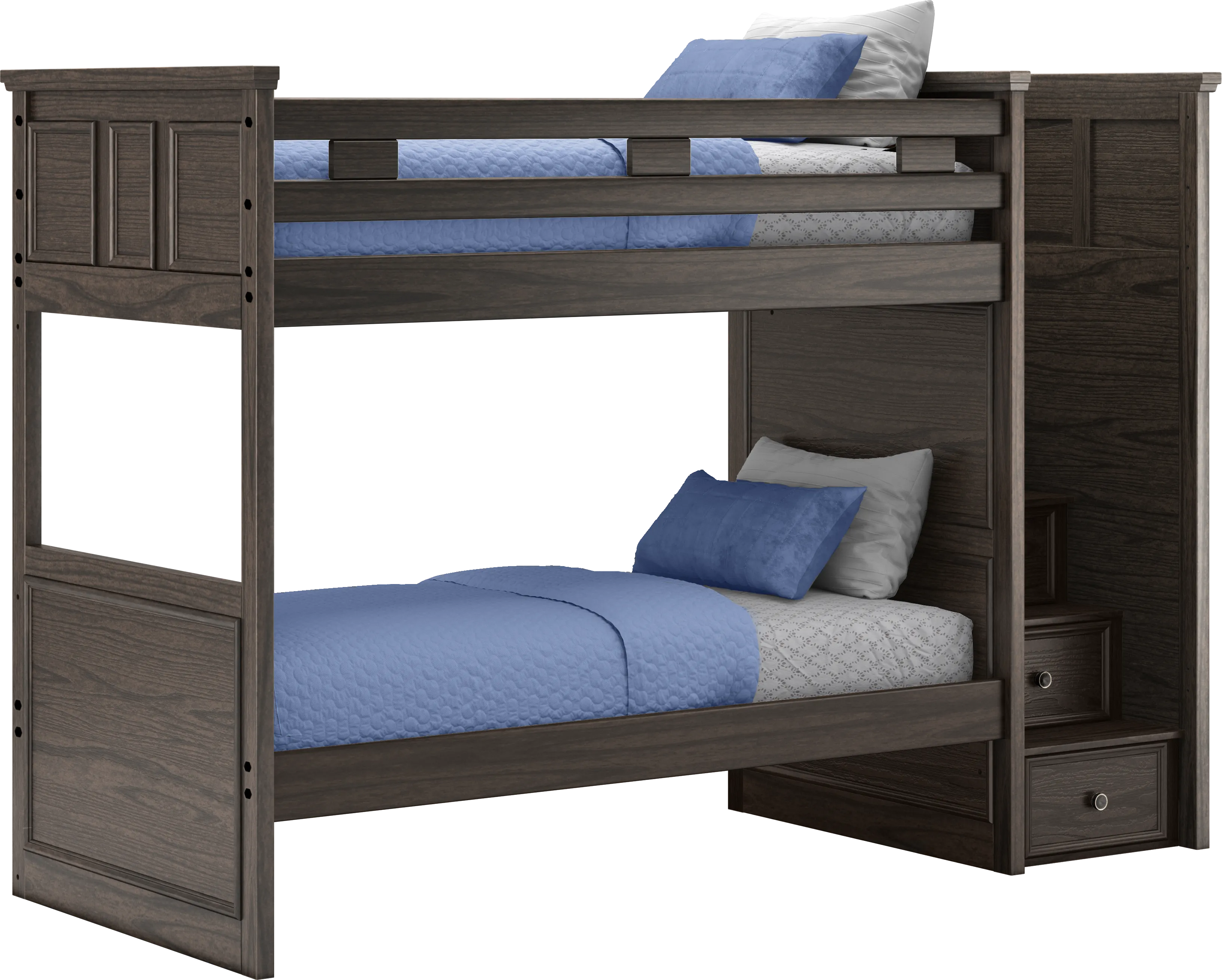 Kids Canyon Lake Java Twin/Twin Step Bunk - Thumbnail - Image 1