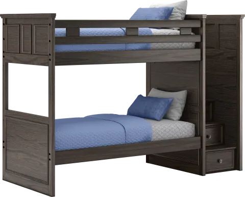 Kids Canyon Lake Java Twin/Twin Step Bunk