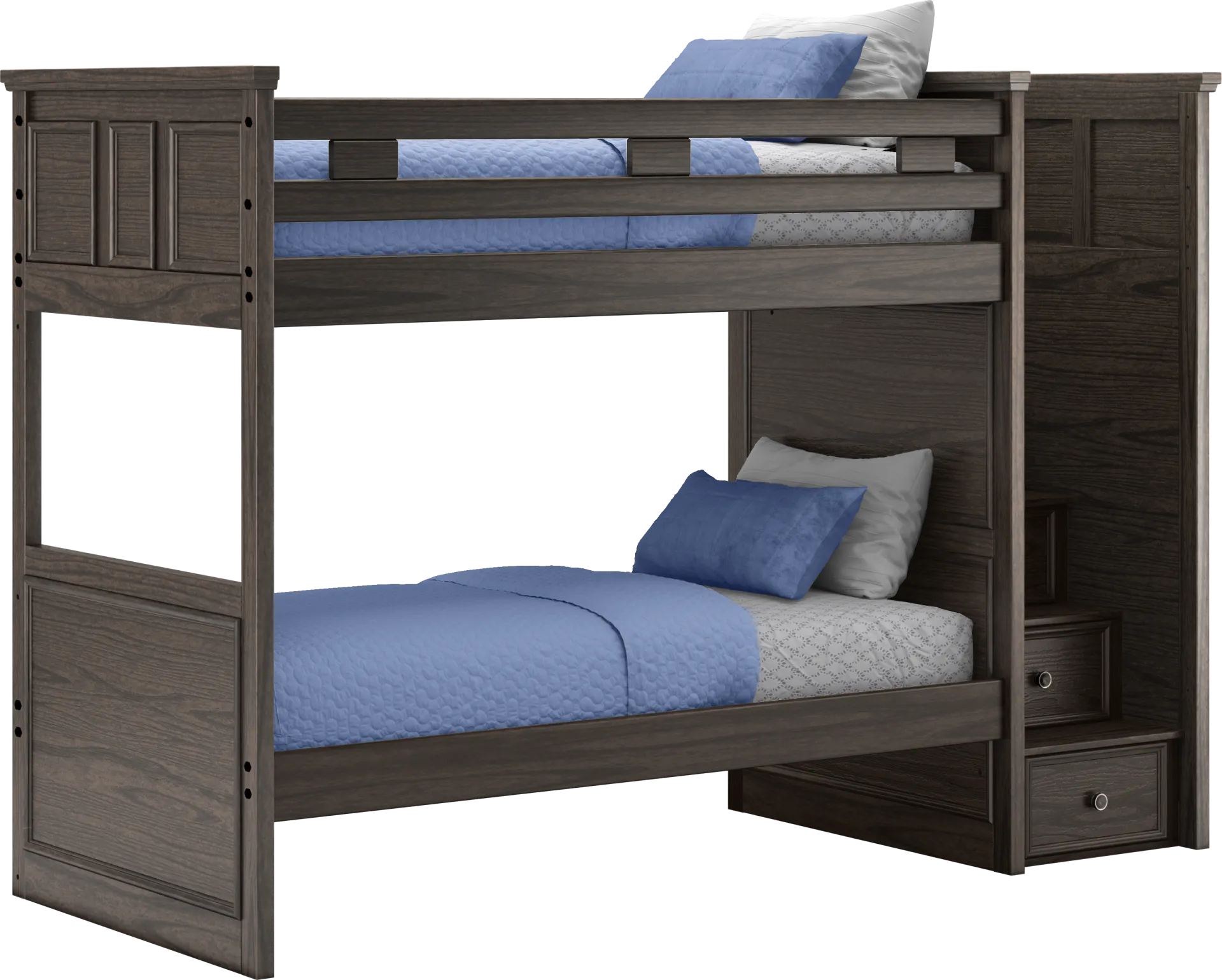 Kids Canyon Lake Java Twin/Twin Step Bunk - Image 1