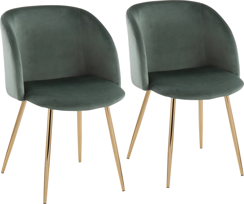 Fulham Sage Side Chair, Set of 2