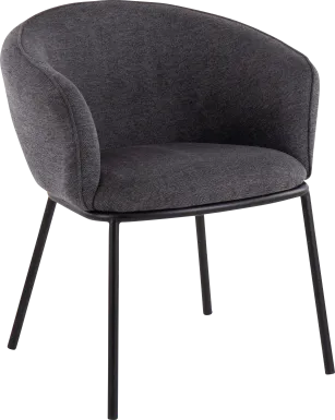 Vinevale Charcoal Side Chair