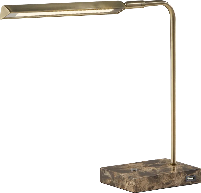 Dudley Avenue Brass Lamp