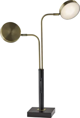 Gill Road Black Lamp