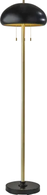 Birch Drive Black Floor Lamp