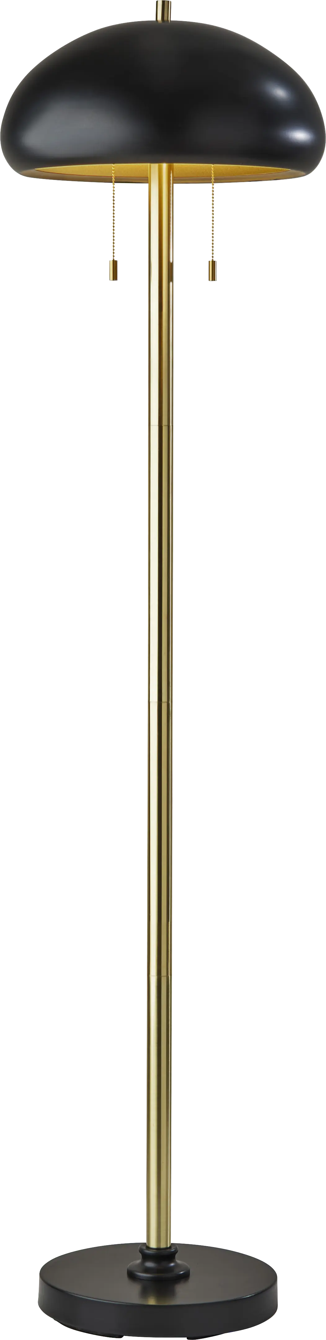 Birch Drive Black Floor Lamp