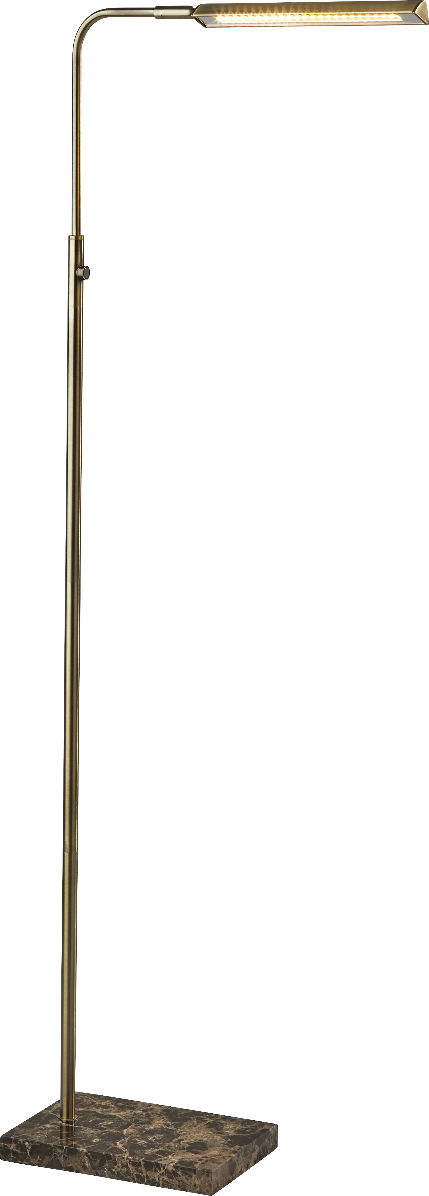 Dudley Avenue Brass Floor Lamp - Thumbnail - Image 1