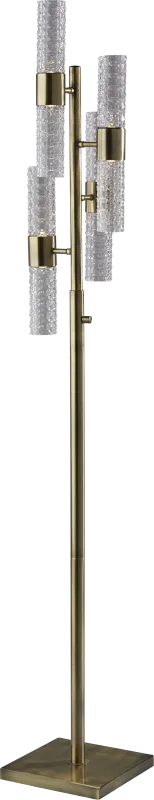 Chaffee Court Brass Floor Lamp
