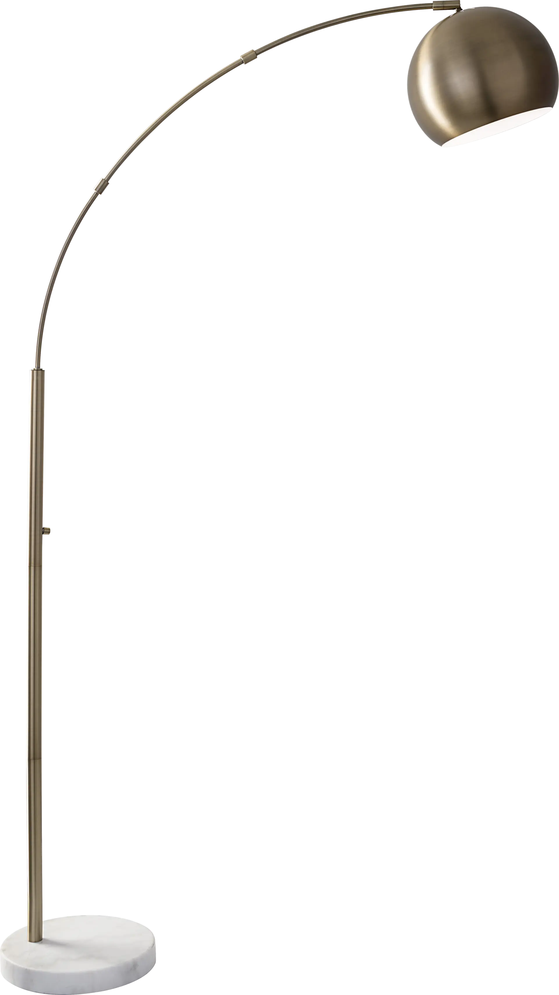 Andes Way Brass Floor Lamp