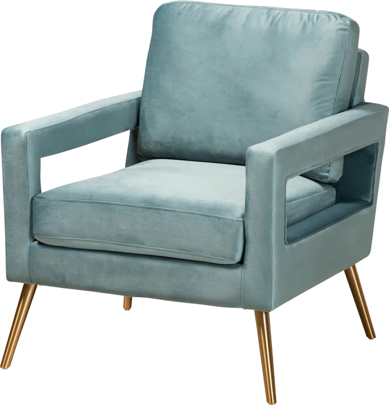Sugarberry Light Blue Accent Chair