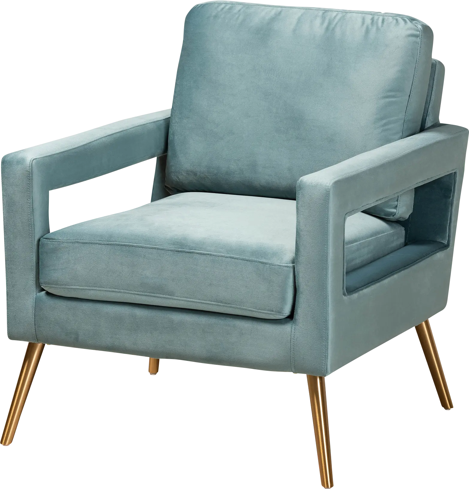 Sugarberry Light Blue Accent Chair