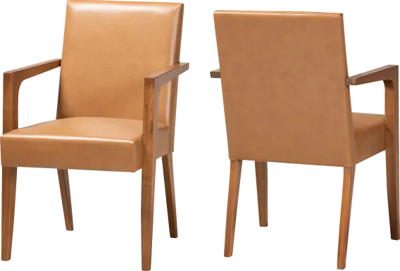 Ulloa Brown Accent Chair, Set of 2
