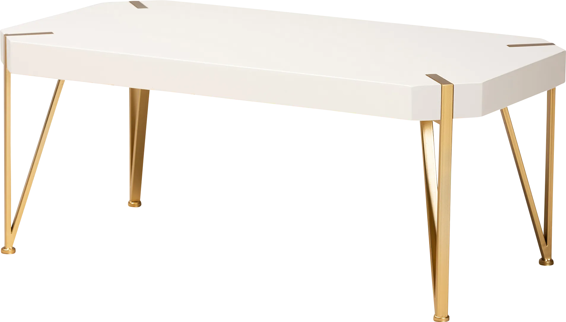 Lizardi White Cocktail Table