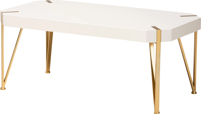 Lizardi White Cocktail Table