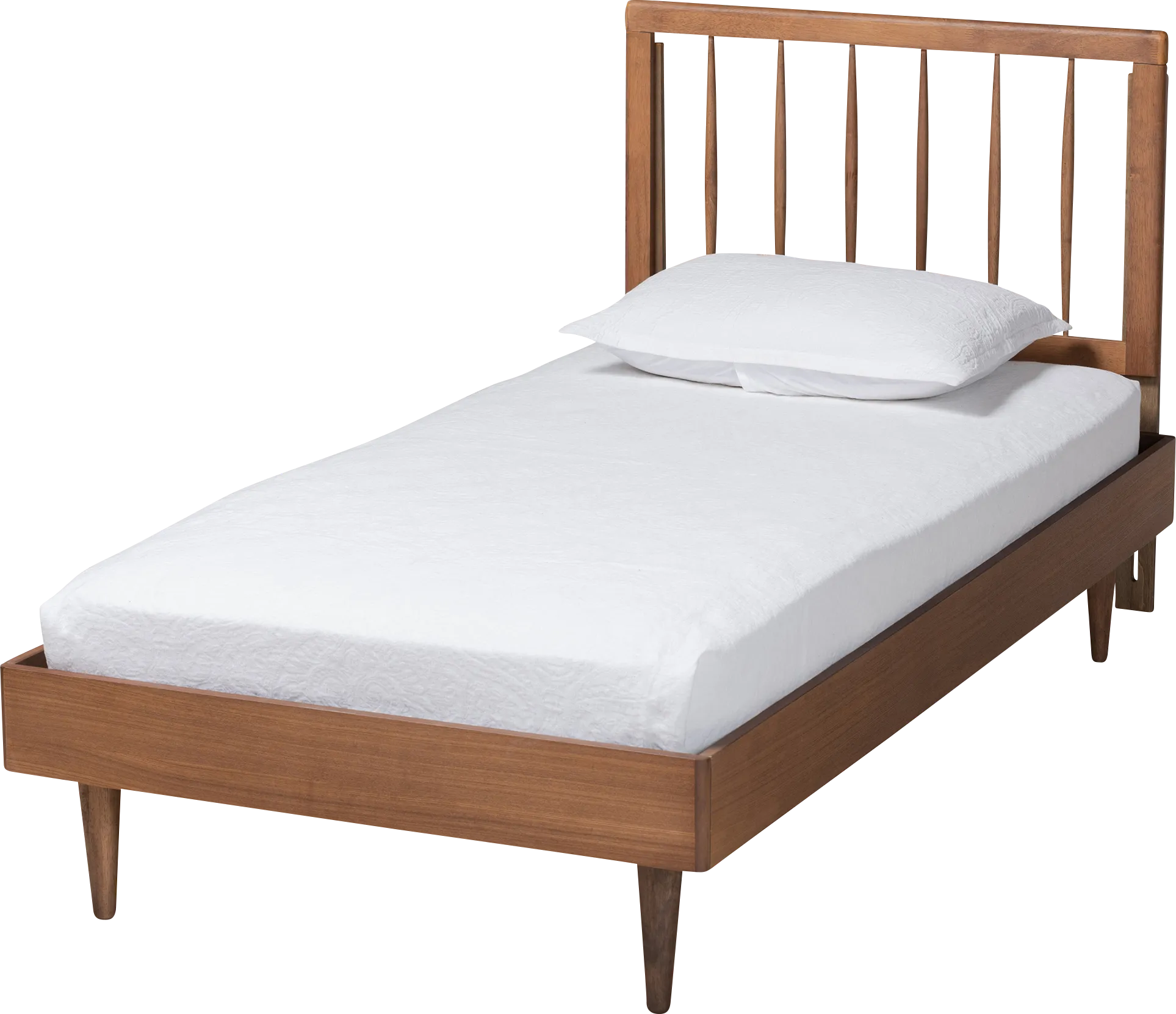 Crestbrook Brown Twin Bed - Thumbnail - Image 1