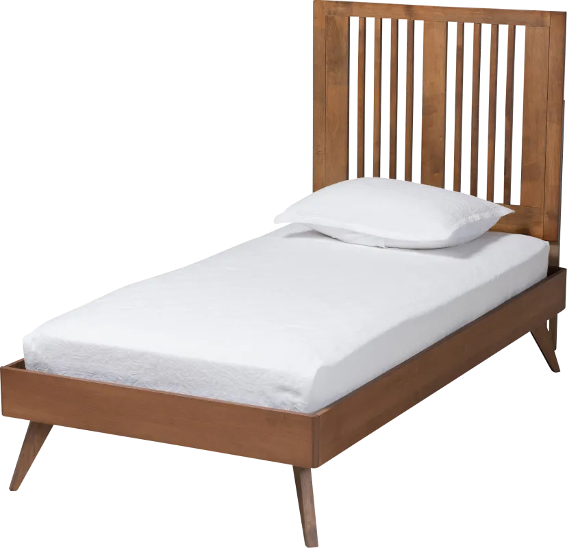 Cresstone Brown Twin Bed