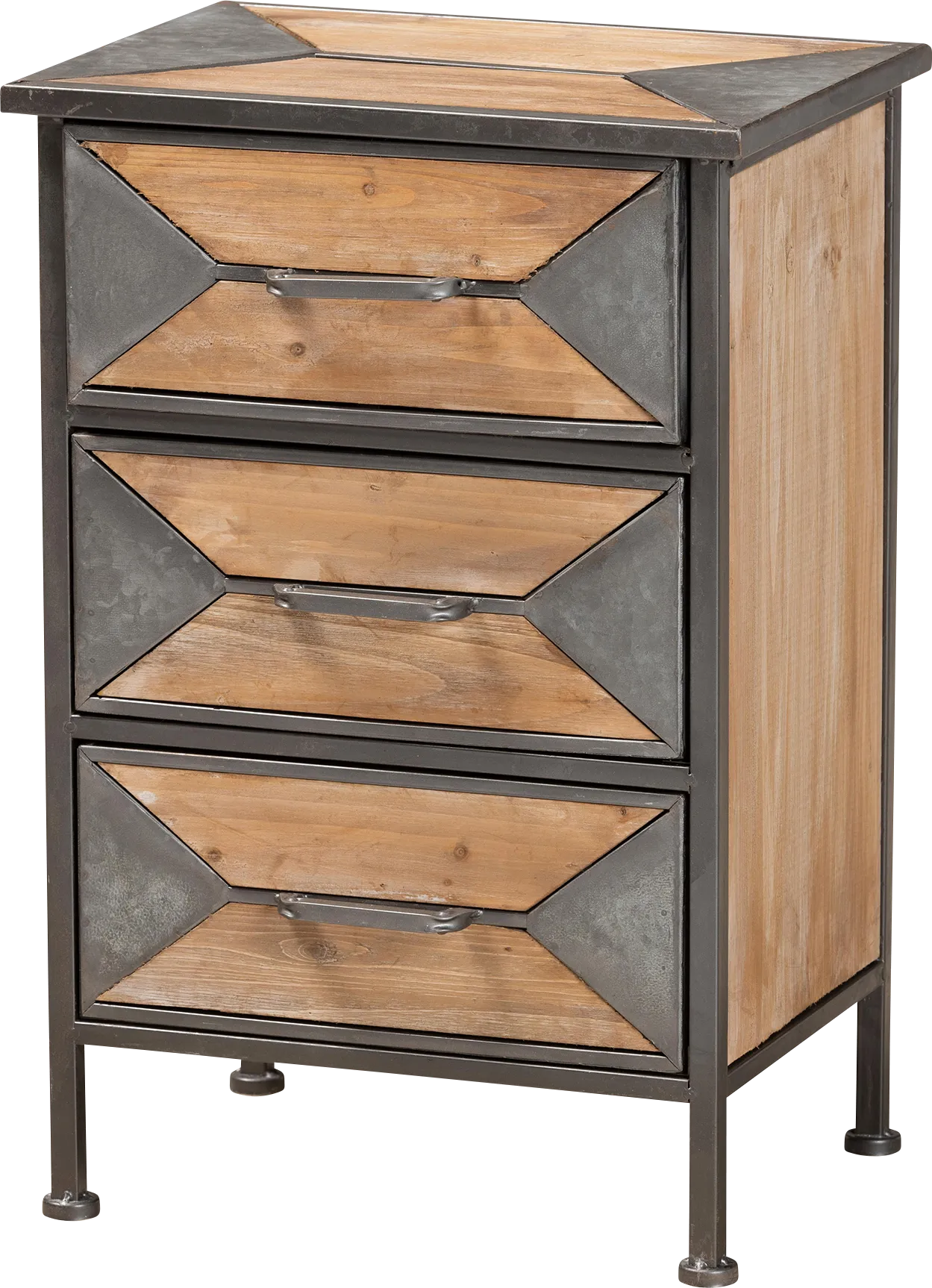 Samover Brown Nightstand - Image 1