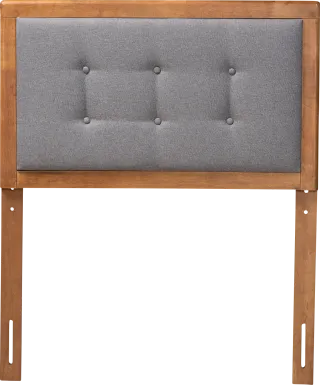 Edenboro Gray Twin Upholstered Headboard