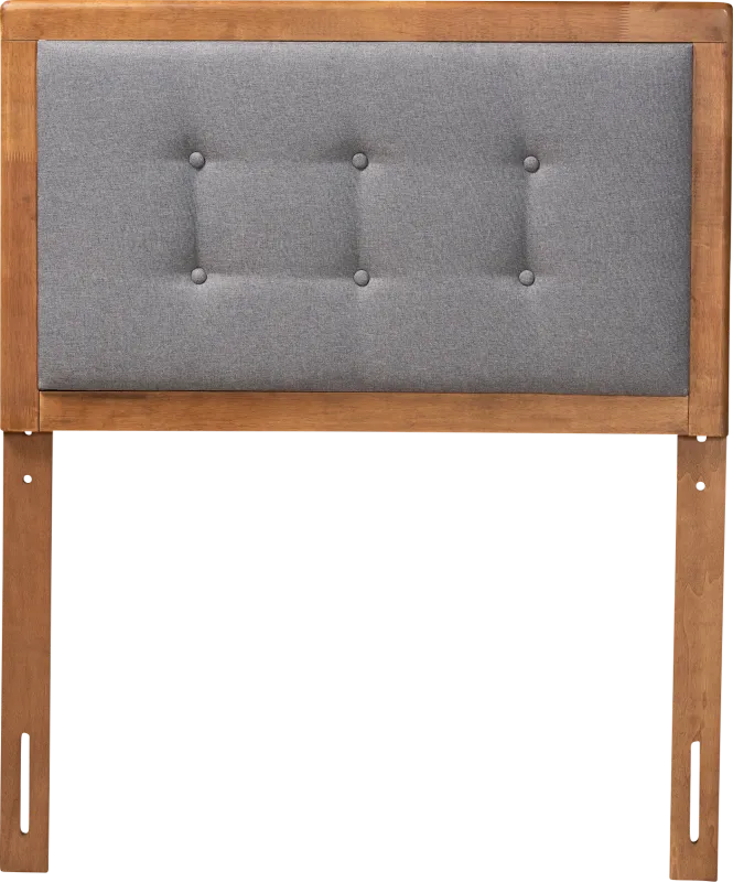 Edenboro Gray Twin Upholstered Headboard