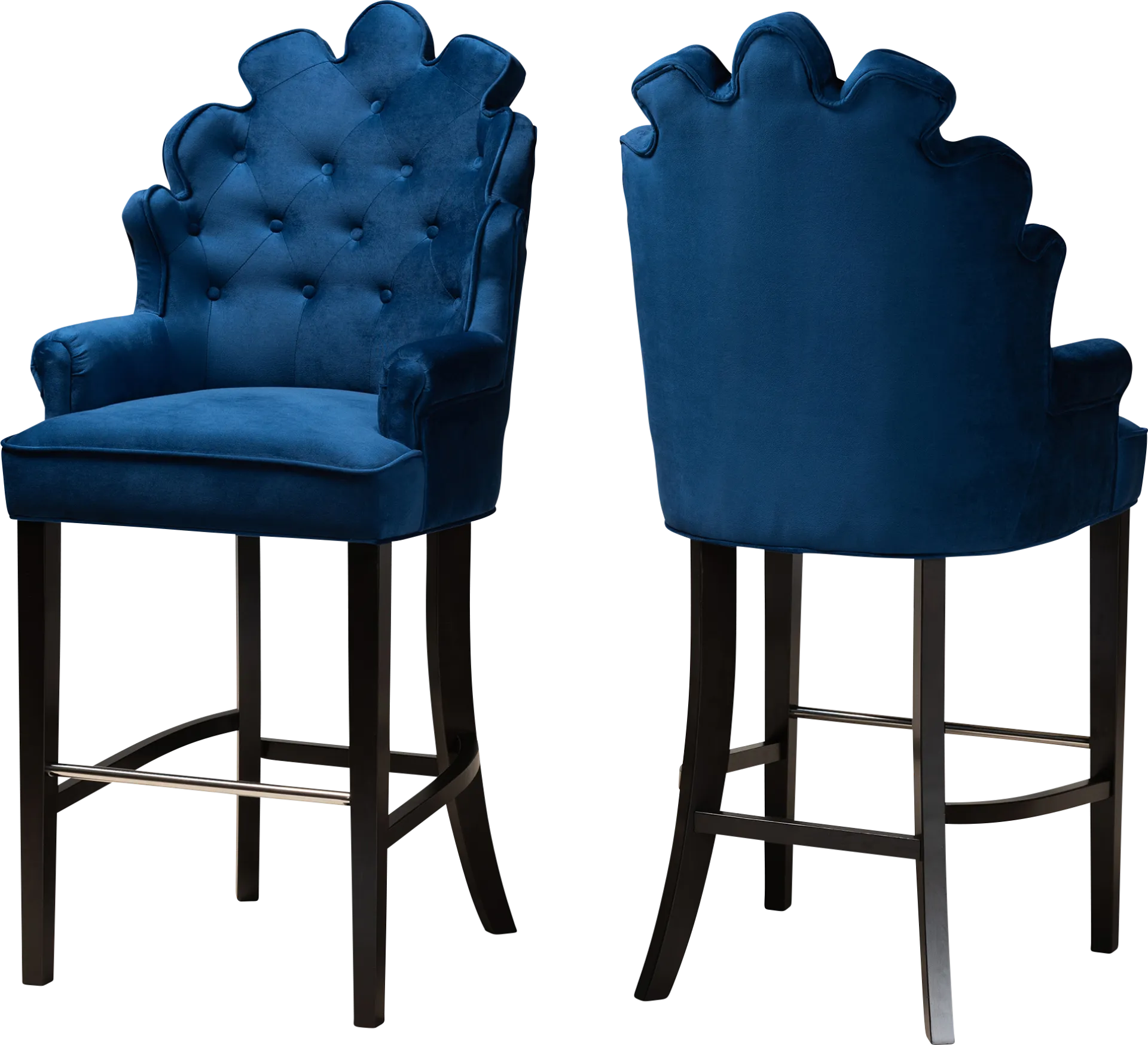 Charboonet Blue Barstool, Set of 2 - Image 1