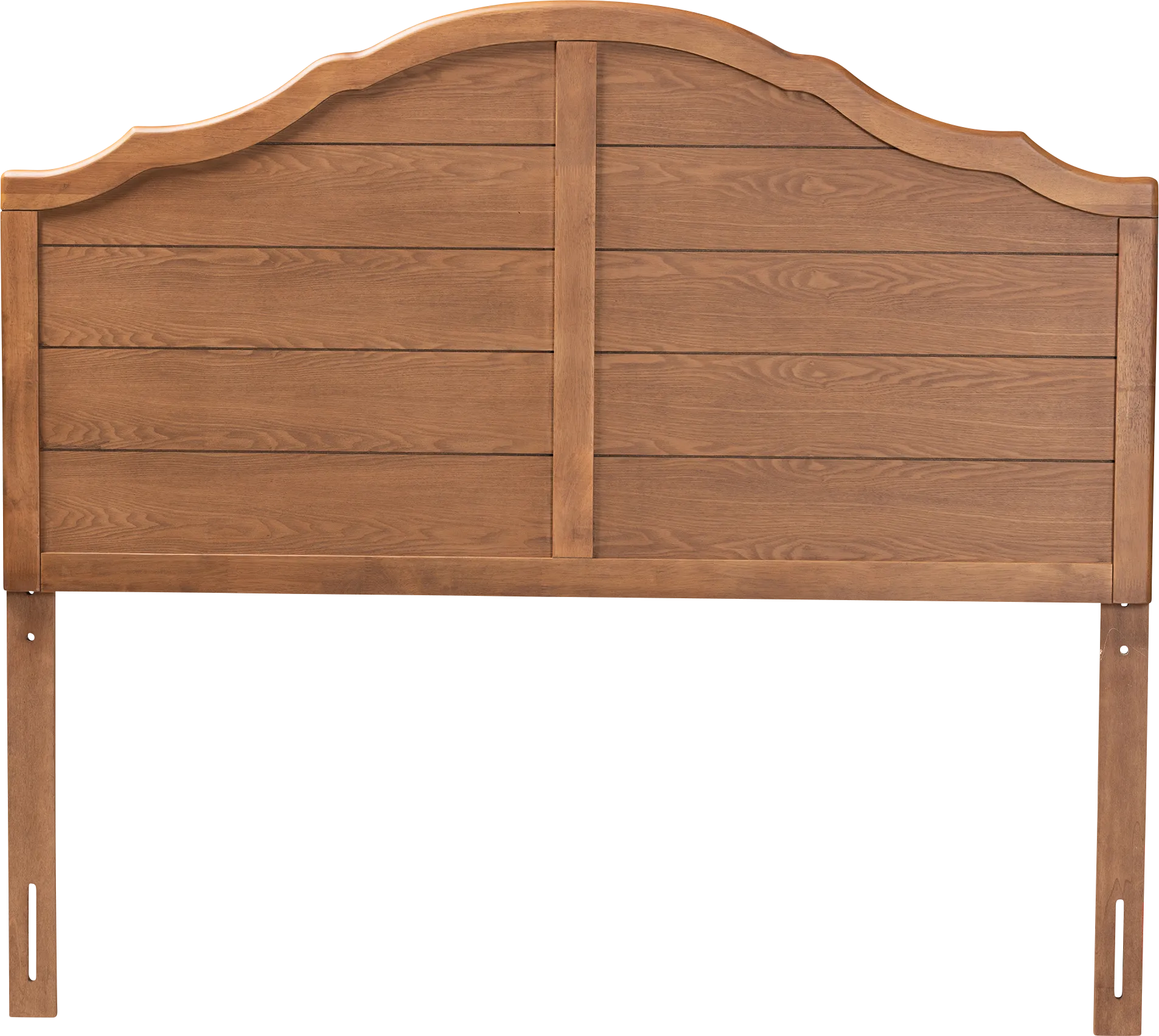 Woodbrush Brown Queen Headboard - Image 1