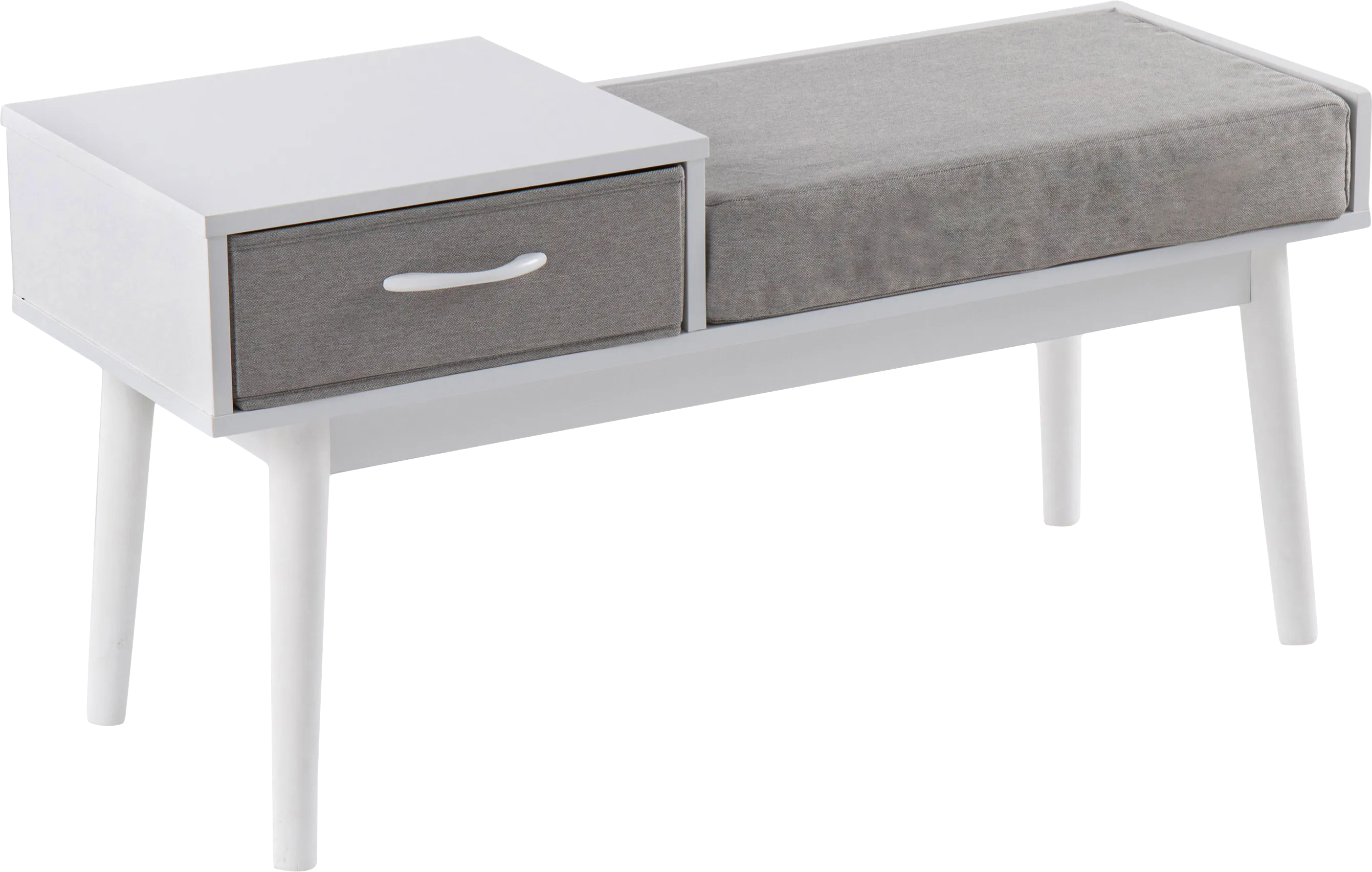 Wynnemeade Gray Accent Bench - Thumbnail - Image 1