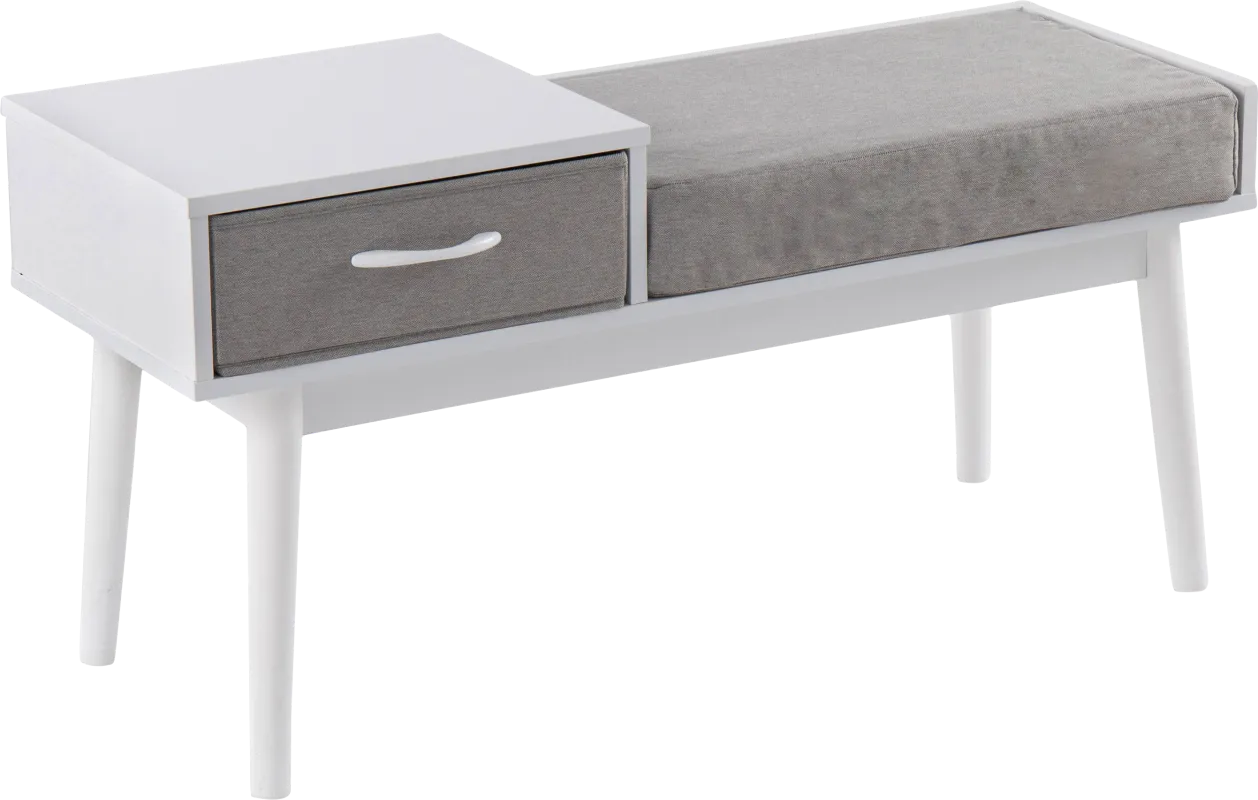Wynnemeade Gray Accent Bench