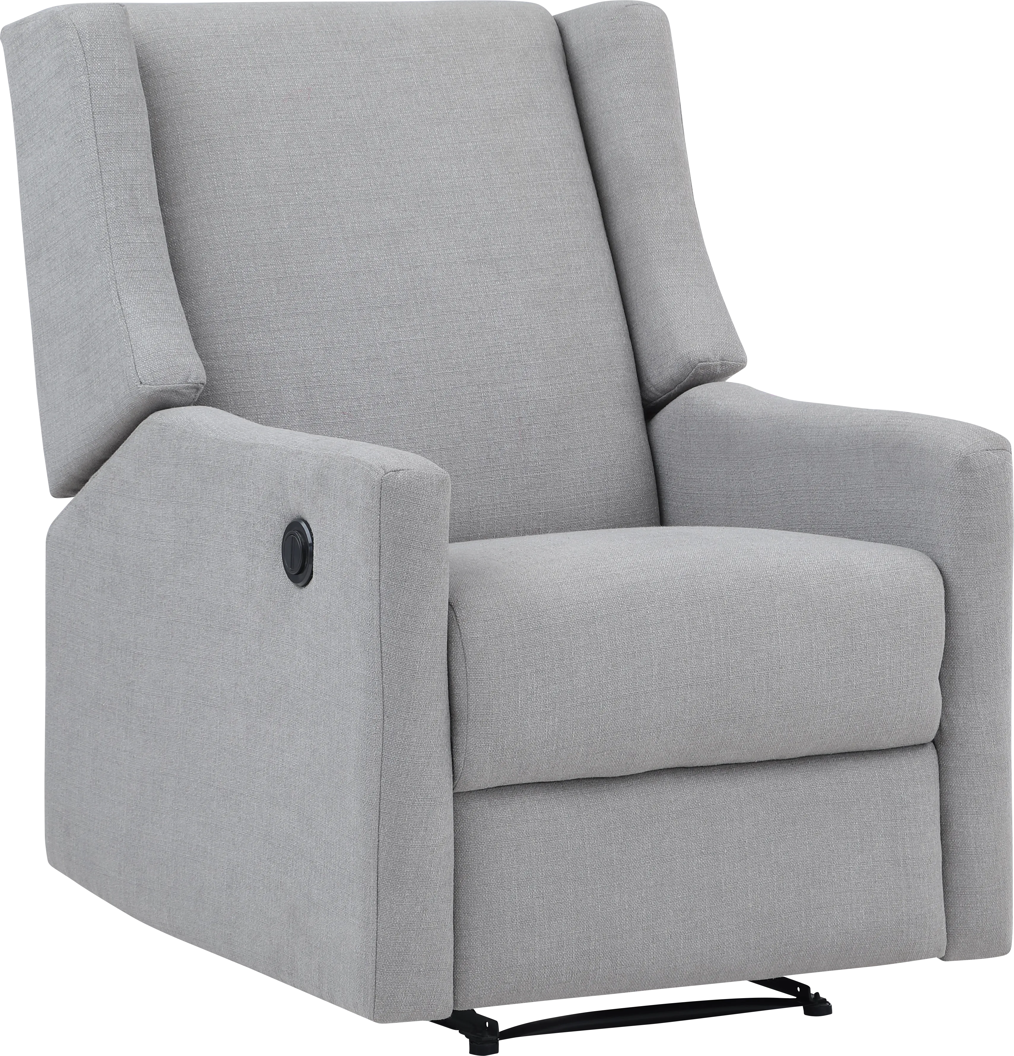 Nursery Deveron Gray Power Recliner - Thumbnail - Image 1
