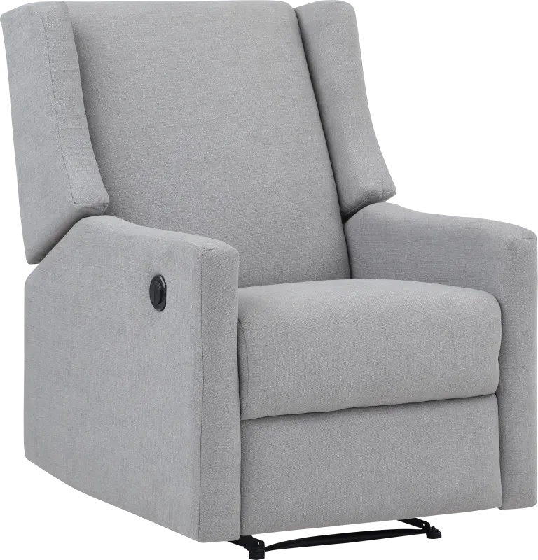 Nursery Deveron Gray Power Recliner