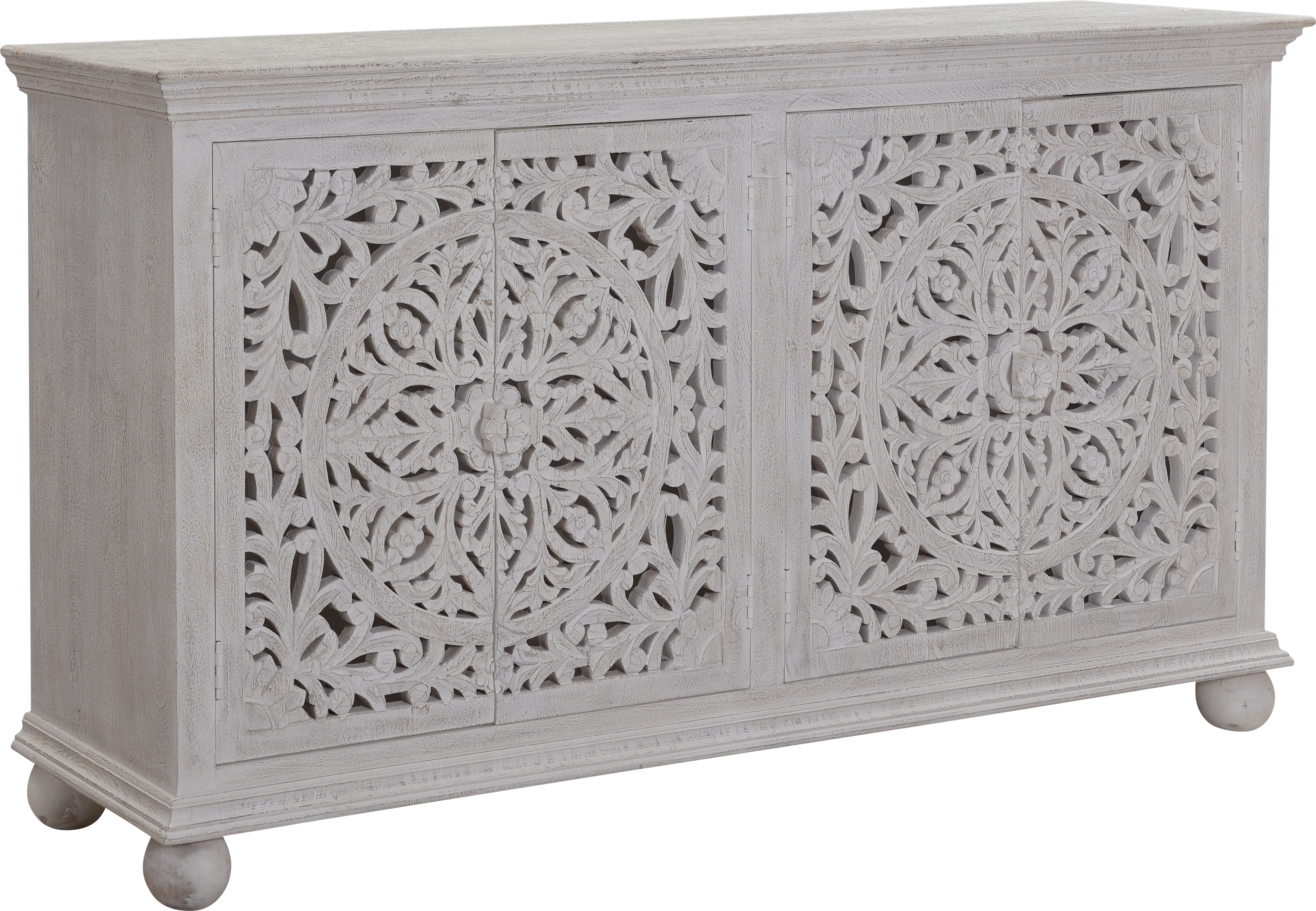Blasdell White Credenza - Thumbnail - Image 1