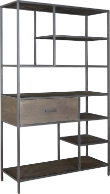 Insdale Gray Bookcase