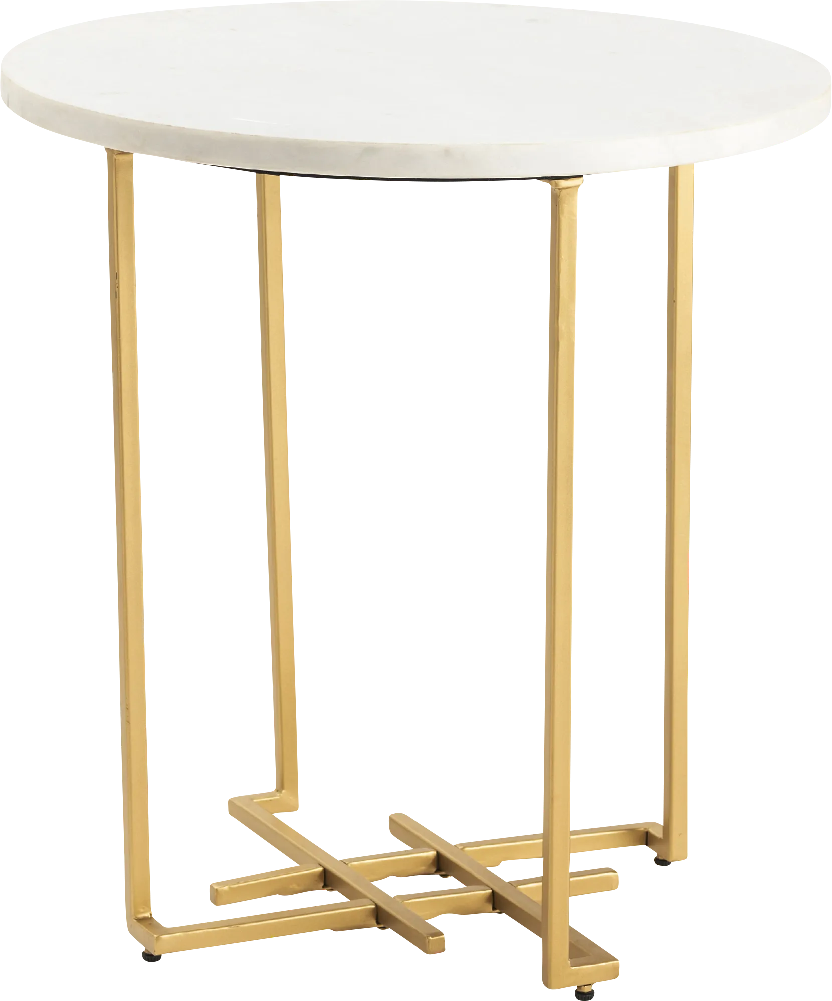 Dattel White End Table - Image 1