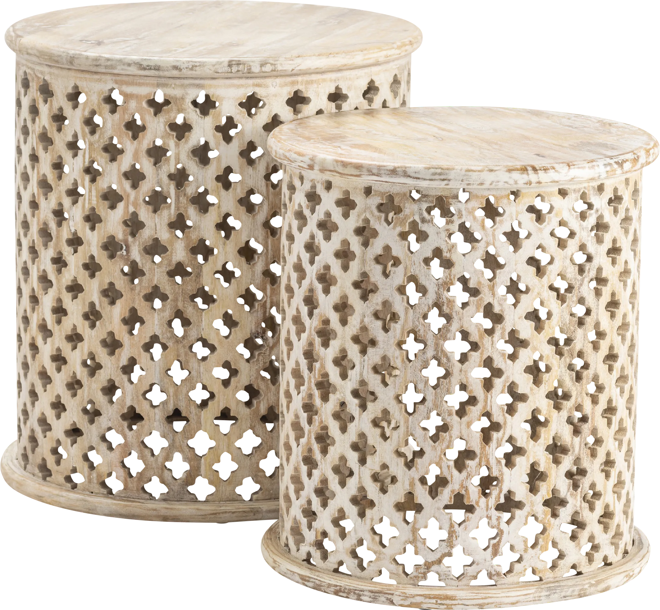 Depanne Gray End Table, Set of 2 - Thumbnail - Image 1