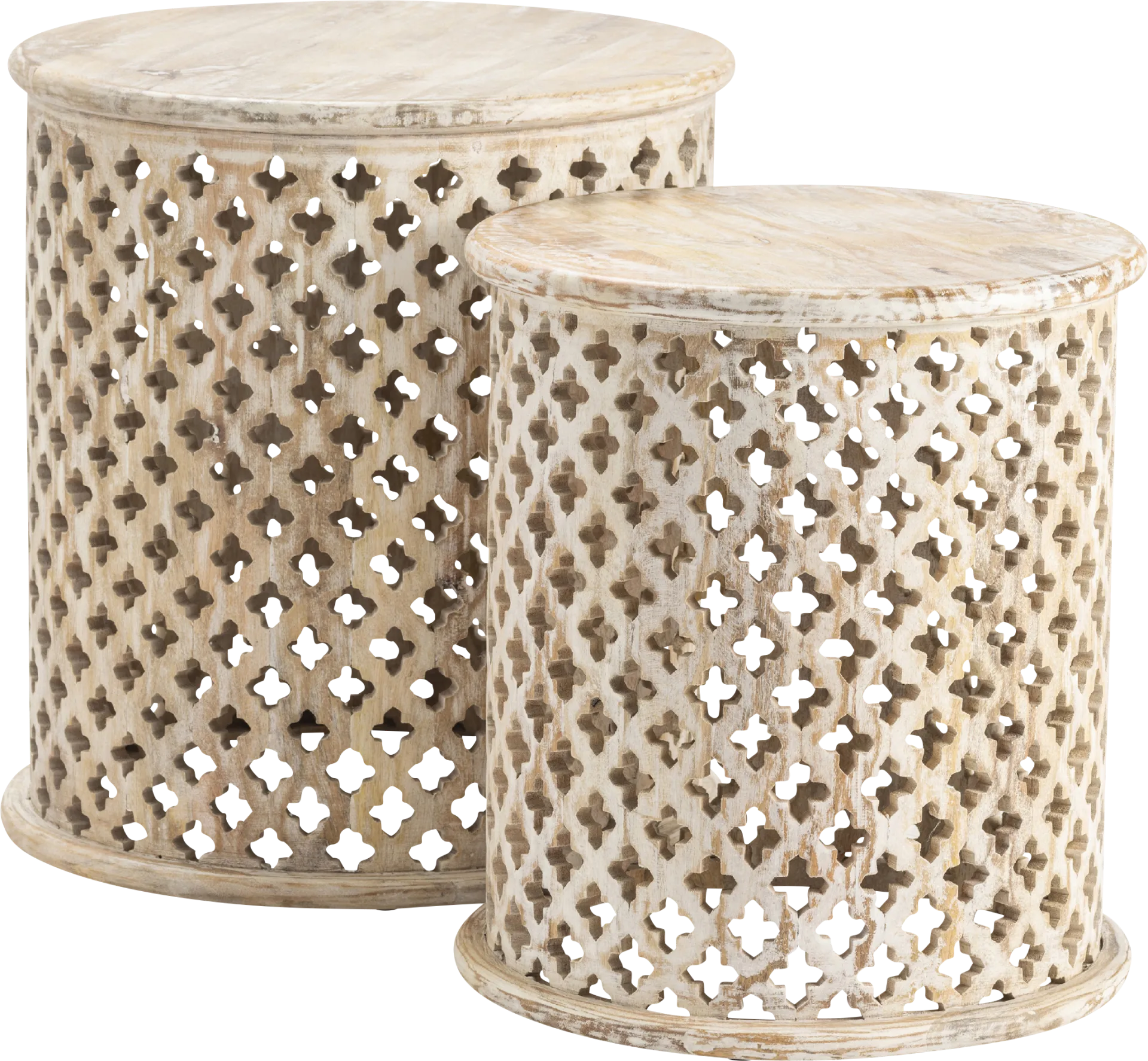 Depanne Gray End Table, Set of 2 - Image 1