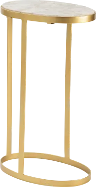 Brutonwood White Accent Table