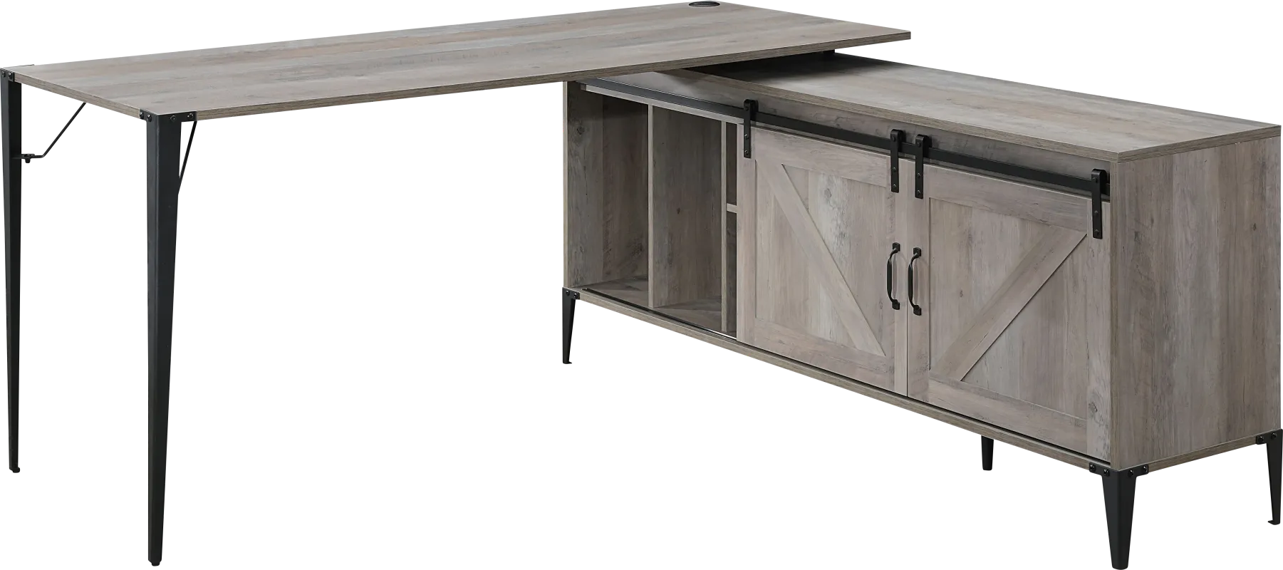 Harinette Gray Desk