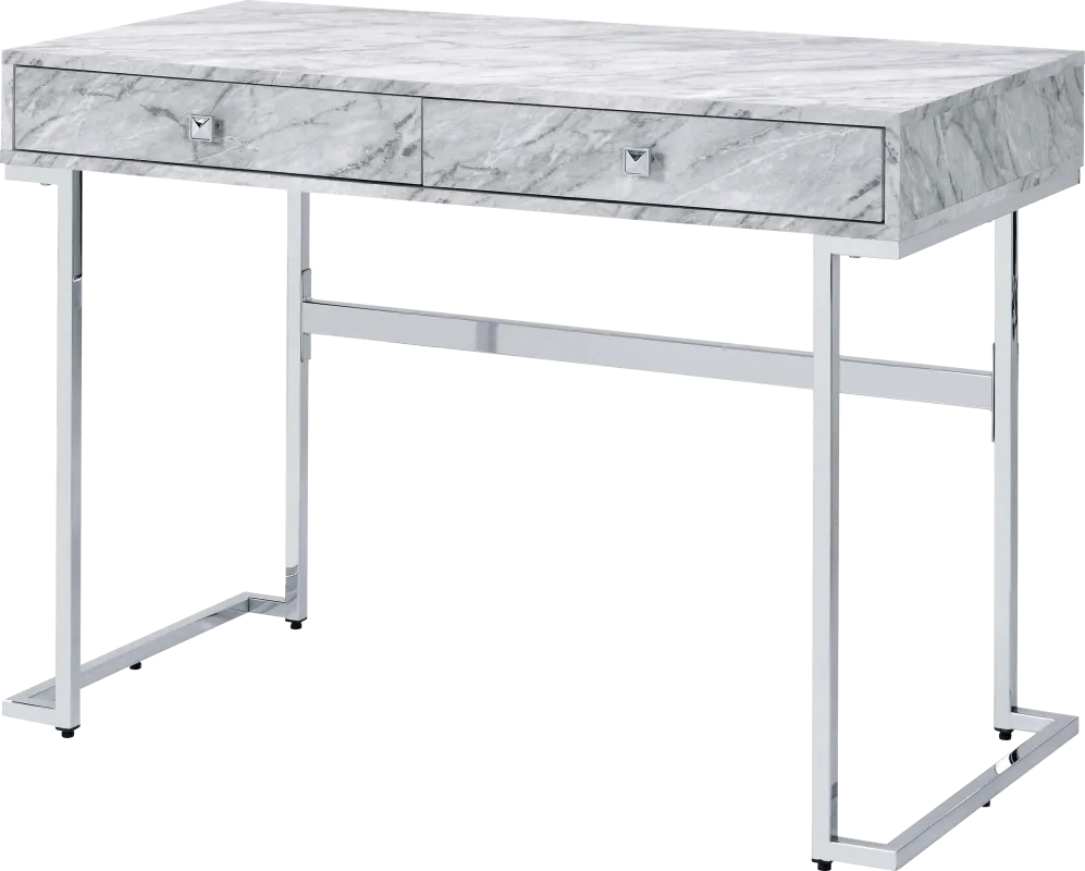 Vildrina White Desk