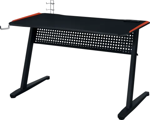 Raggley Black PC Computer Desk with USB Port