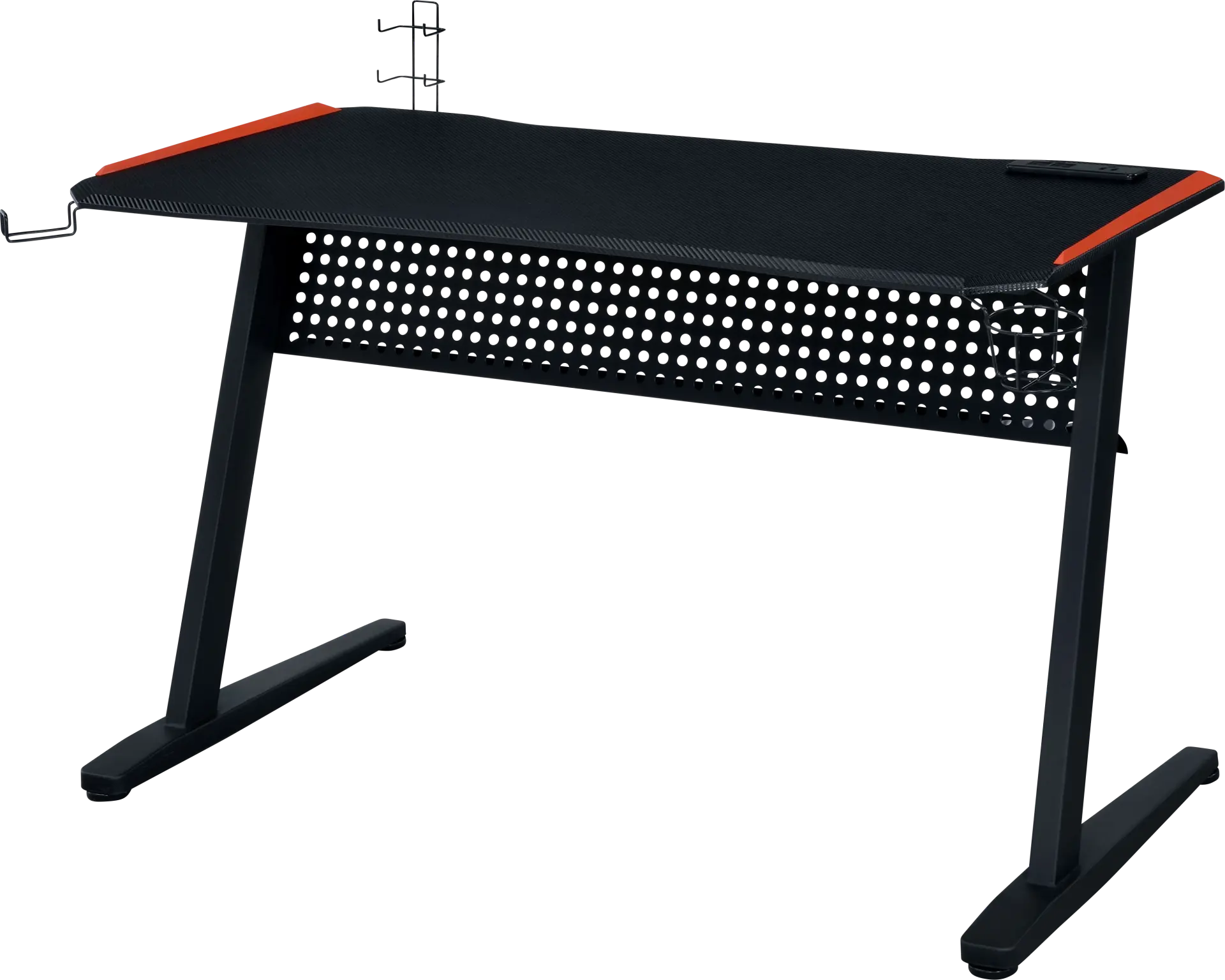 Raggley Black PC Computer Desk with USB Port