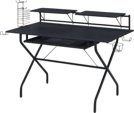 Harimoney Black Computer Desk