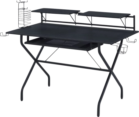 Harimoney Black Computer Desk