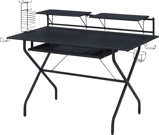 Harimoney Black Computer Desk