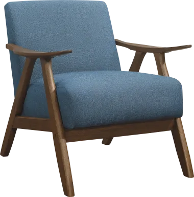 Shinano Blue Accent Chair