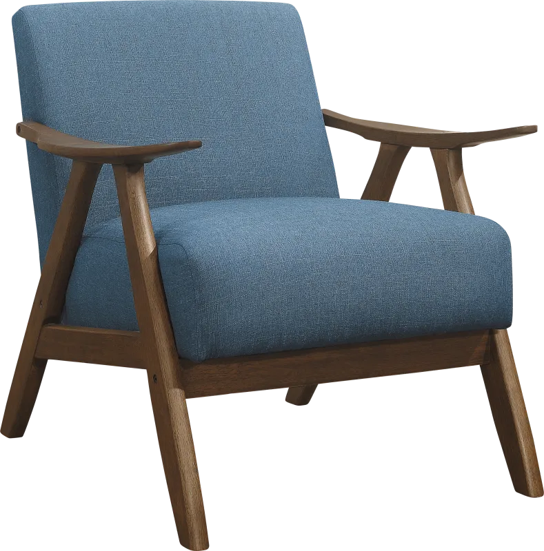 Shinano Blue Accent Chair