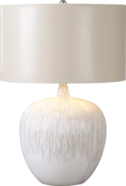 Kozy Cove Ivory Lamp