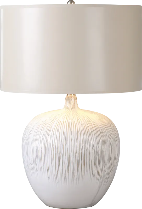 Kozy Cove Ivory Lamp