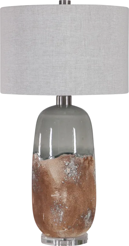 Pebbleton Gray Lamp
