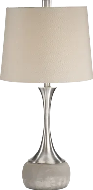 Debora Trail Nickel Lamp